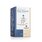 Photo of a pack Calm your Nerves Tea Organic Herbal Tea Blend. On the package is an Illustration in which a woman is balancing on a rope and carrying a blue teapot on her head.